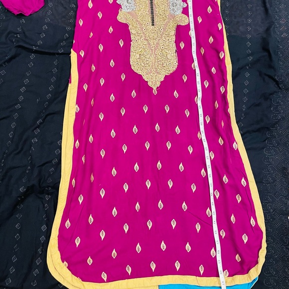 Zahra ahmad Pakistani designer long winter dress kurta large - Picture 12 of 12
